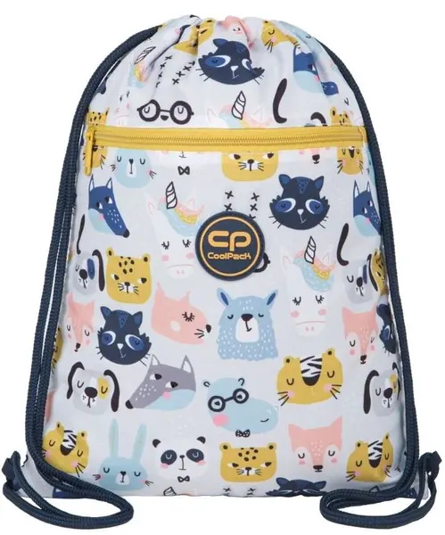 Rucsac cu cordon Cool Pack Pucci - Vert, pentru o fată