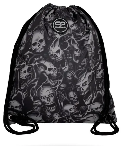 Rucsac cu cordon Cool Pack Skulls - Sprint, pentru un băiat