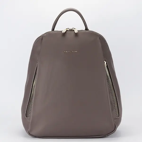 Rucsac David Jones taupe inchis CM7165-2 119