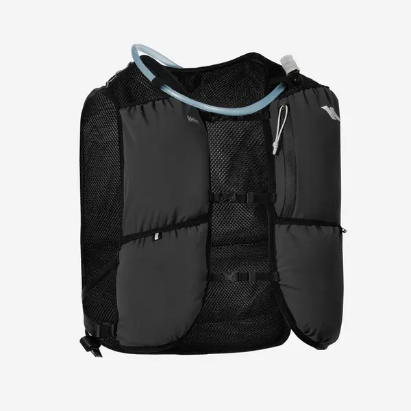 Rucsac de alergare unisex + rezervor de apă 1L inclus - KIPRUN 500 8L NEGRU