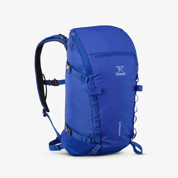 Rucsac de alpinism versatil și modular, Alpinism 22 albastru