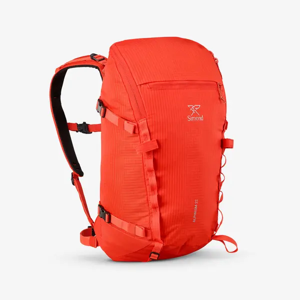 Rucsac de alpinism versatil și modular, Alpinism 22 roșu