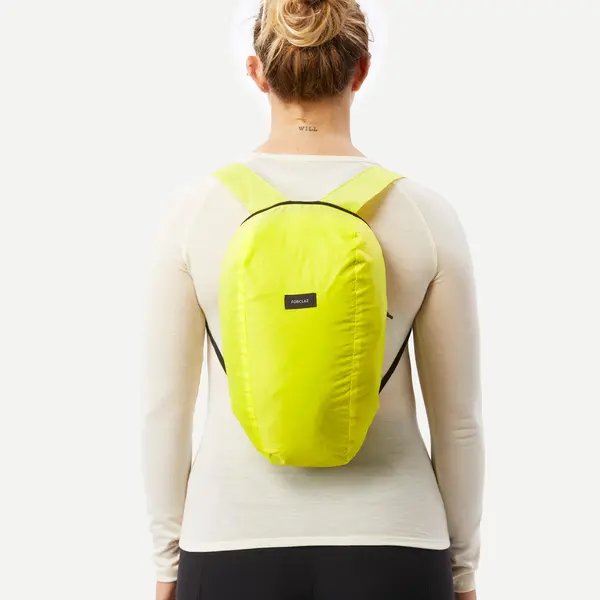 Rucsac de buzunar pliabil 10L, Travel 100 verde