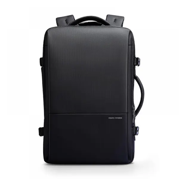 Rucsac de calatorie, Mark Ryden, compatibil cu laptop 17.3 inch si tableta 11 inch, extensibil 30-45L, port USB si micro USB, material Oxford impermeabil, sistem antifurt, culoare negru, perfect pentru calatorii, business sau utilizare zilnica