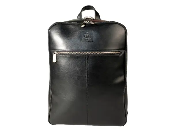 Rucsac din piele laptop 40x30x14 cm, Exactive Exacompta 17637E, negru