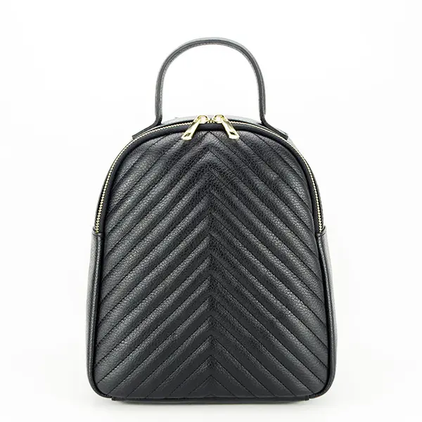 Rucsac din piele naturala 8955 121 Negru