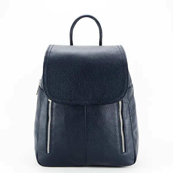 Rucsac din piele naturala Veronica 123 Bleumarin
