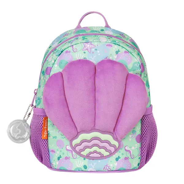 Rucsac ergonomic Dear friends, 31x24x16 cm, Purple Seashell, Tiger Family