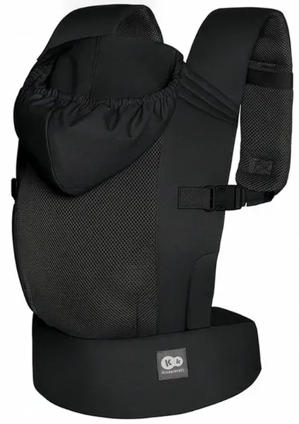 Rucsac ergonomic pentru bebeluși KinderKraft - Carrybee, negru