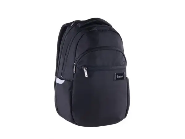 Rucsac ergonomic pentru scoala cu compartiment laptop,model Prime Black,49x30x23 cm