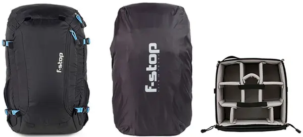 Rucsac F-Stop - Kashmir UL, Medium, 30l, negru + geanta si pelerina de ploaie