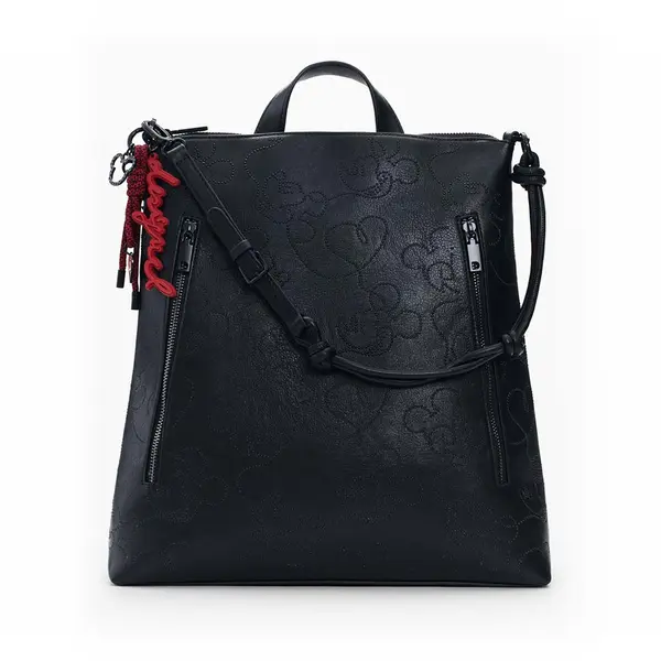 Rucsac femei DESIGUAL negru cu licență Disney 2181RUCSSAKP07N