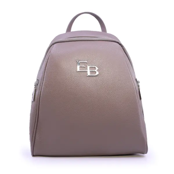 Rucsac femei Enzo Bertini gri din piele 154RUCP3375GR