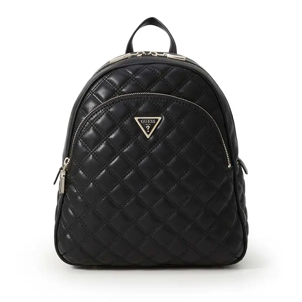 Rucsac femei Guess Giully II negru cu logo frontal 911RUCSHWQG9673320N