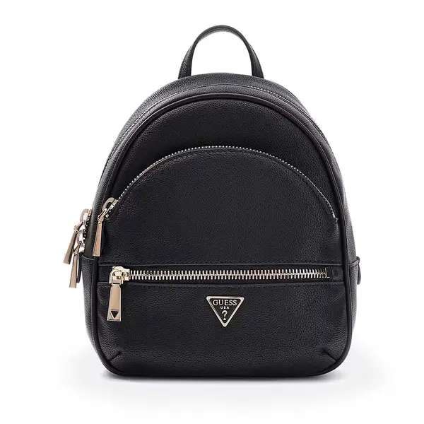 Rucsac femei Guess Manhatan II negru cu logo frontal 911RUCSHWBG7118320N