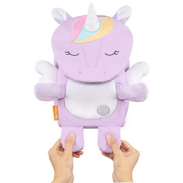 Rucsac gradinita Mini Zoomies, 29x21x12cm, Purple Unicorn, Tiger Family