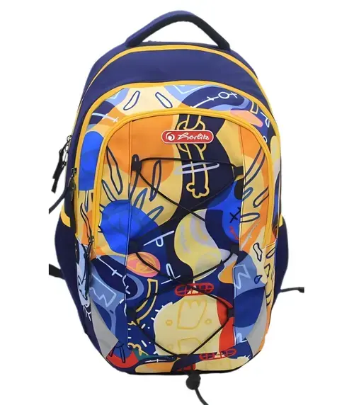 Rucsac Heerlitz Strings Pro motiv Art, dimensiune 43 x 29 x 22 cm