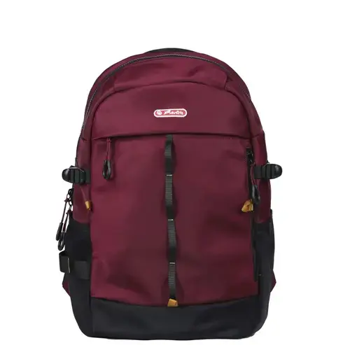 Rucsac Herlitz Modern Fit, dimensiune 31 x 16 x 44 cm, Negru/Rosu
