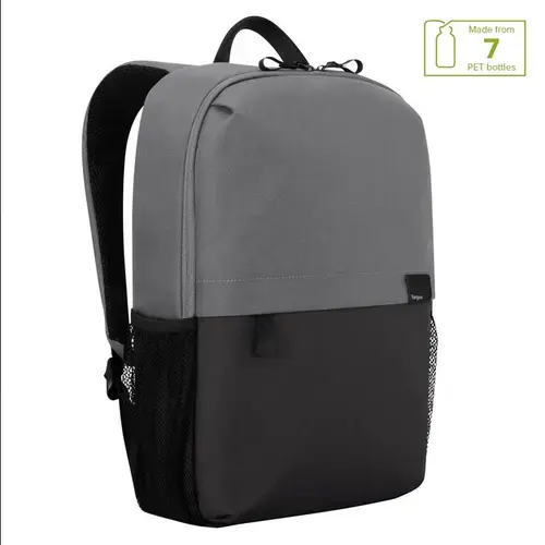 Rucsac laptop Targus 16inch Sagano EcoSmart, capacitate 20 de litri, material RPET 500, dimensiuni: 30 x 14 x 50 cm, Negru