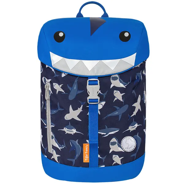 Rucsac Mini Buckle, 34x22x14 cm, Hungry shark, Tiger Family
