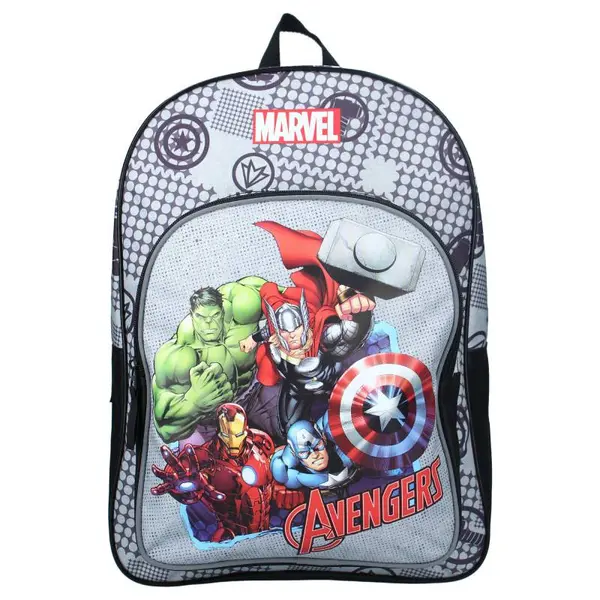 Rucsac multicolor cu doua compartimente, 43x32x16 cm, Safety Shield, Avengers Engros