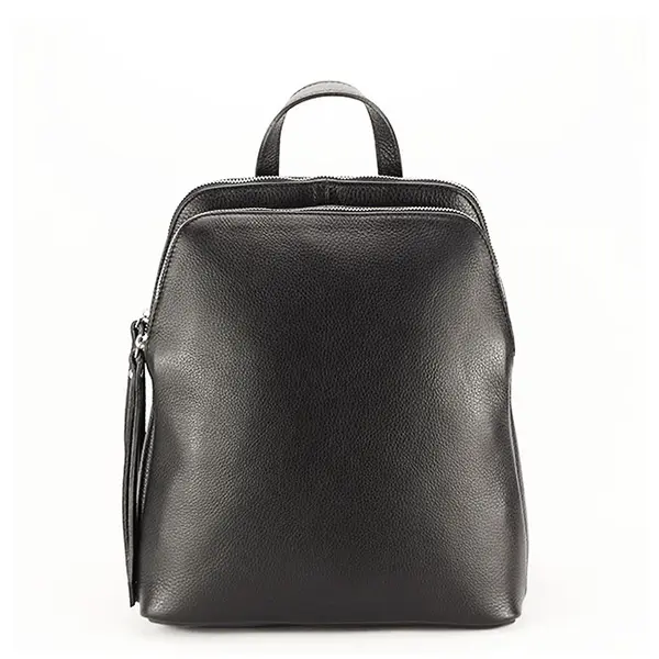 Rucsac negru din piele naturala Andra 121