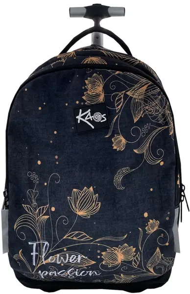 Rucsac pe roți Kaos 2 în 1 - Flower Passion