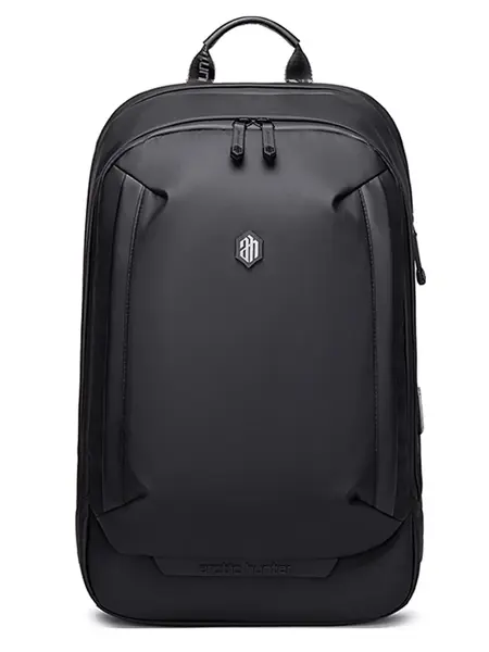 Rucsac pentru barbati, B00443, port USB, Negru