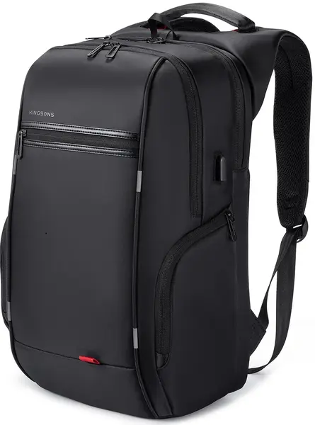 Rucsac pentru laptop Kingsons - Trailtech, 15.6'', negru