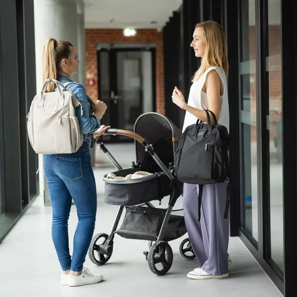 Rucsac pentru mamici Babyono Modern Stile Bej