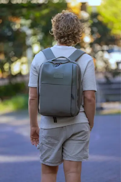 Rucsac pentru parinti MiniMeis Hero Olive Premium