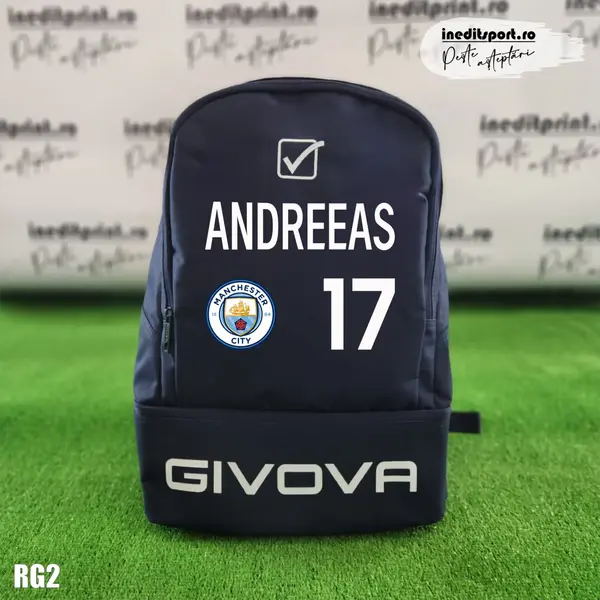 Rucsac Personalizabil GIVOVA EUROPA RG2 Bleumarin