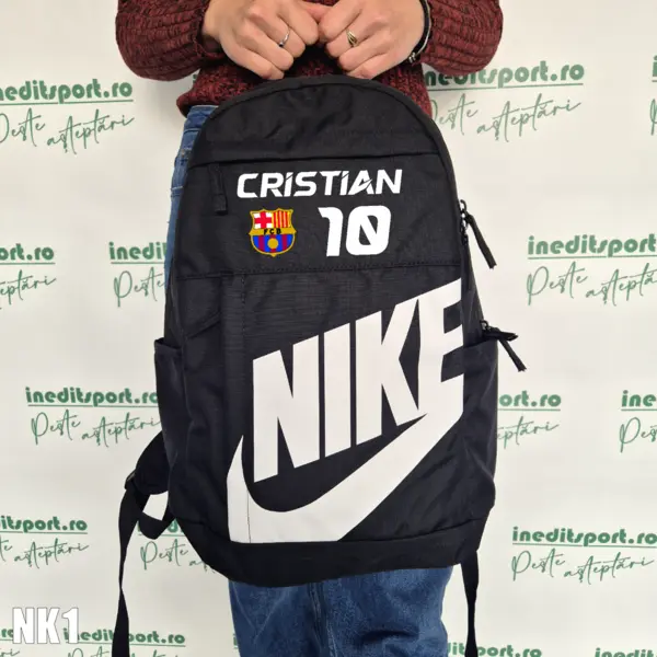 Rucsac personalizabil NIKE negru - NK1
