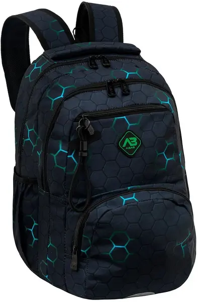 Rucsac școlar Astra Green Element - Cu 3 compartimente