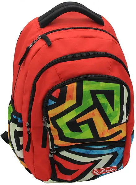 Rucsac școlar Herlitz Zipper Pro - Graffiti