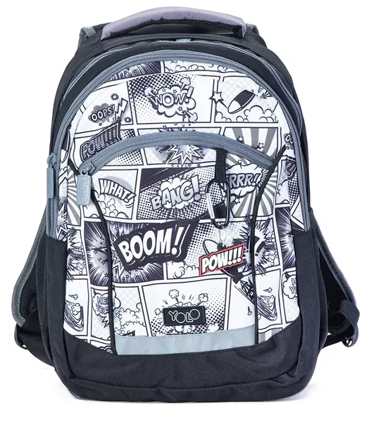 Rucsac școlar Yolo Comics - 2 in 1