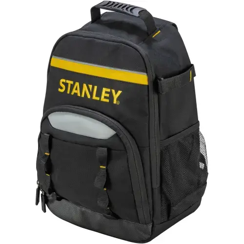 Rucsac Stanley STST1-72335, cu design cu fermoar pentru acces rapid la unelte, bretele captusite pentru confort si organizator de unelte detasabil cu maner