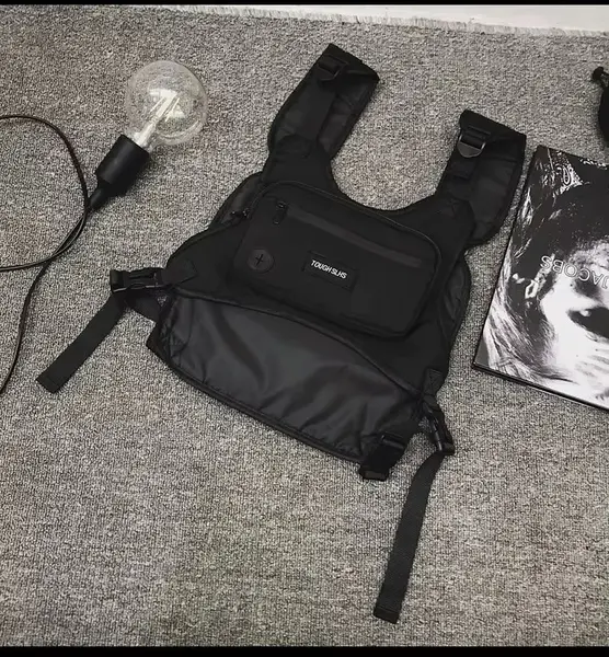Rucsac tip vesta unisex, Zevikar GT3760, Negru