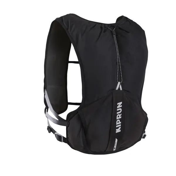 Rucsac trail alergare unisex + rezervor de apă 1L inclus - KIPRUN 500 5L NEGRU