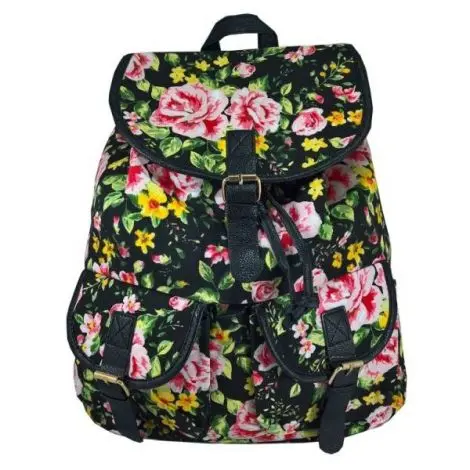 Rucsac urban Roses, fond negru - LaRue