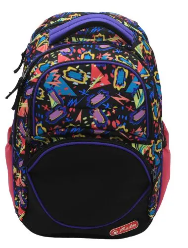 Rucsac Zipper Cube, 43x29x22 cm, Patterns, Herlitz