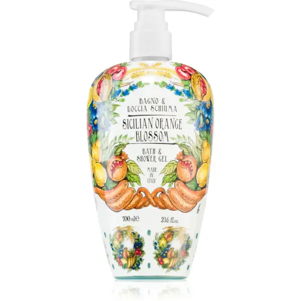 Rudy - Le Maioliche Sicilian Orange Blossom Line spumă pentru duș pentru baie 700 ml