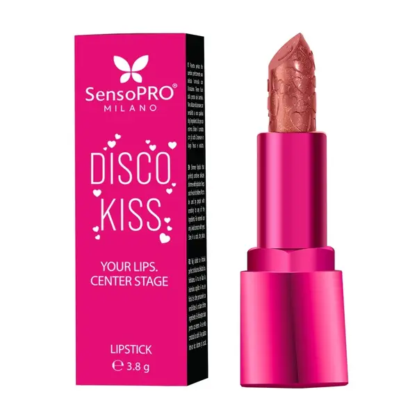 Ruj cu Sclipici Disco Kiss SensoPRO Milano, Glow Getter