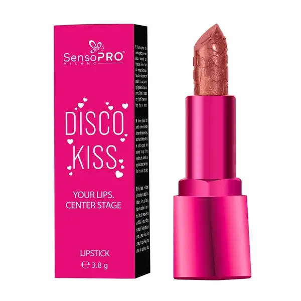 Ruj cu Sclipici Disco Kiss SensoPRO Milano, Glow Getter