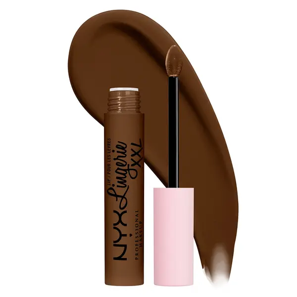 Ruj lichid mat NYX Professional Makeup Lip Lingerie XXL Goin` Des