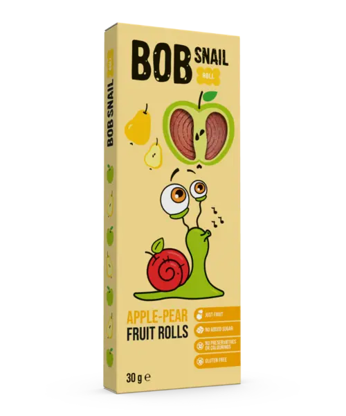 Rulou din mere si pere, 30g, Bob Snail