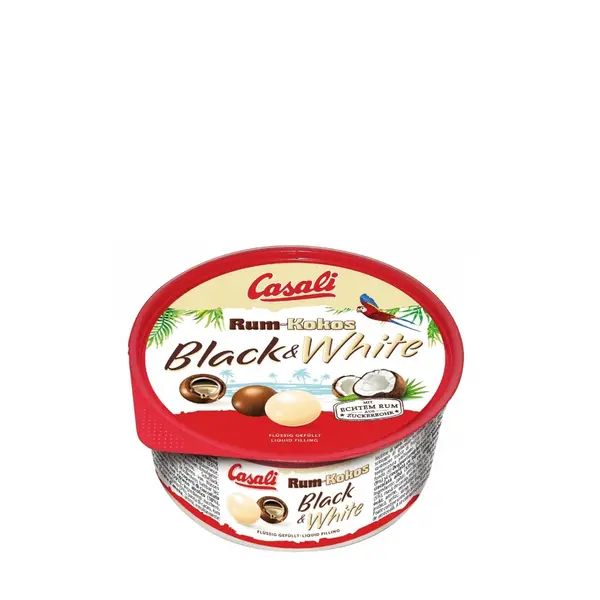 Rum-kokos black & white 300 gr