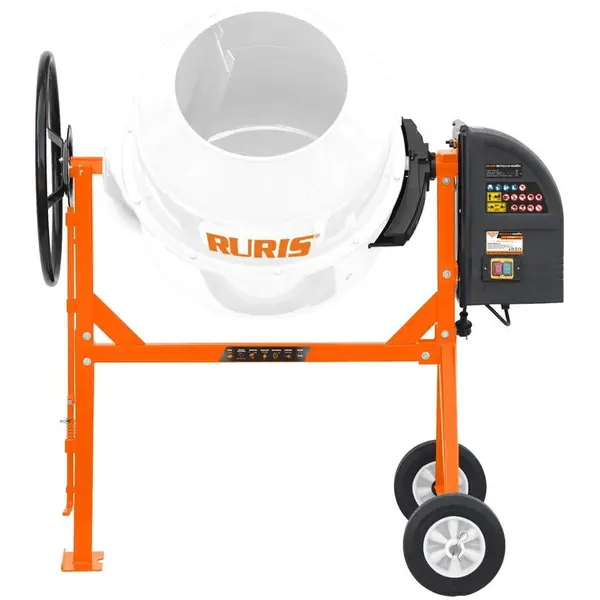 Ruris Betoniera Ruris Betalux 1600X , 950W , CUVA 160L, Alb-Portocaliu