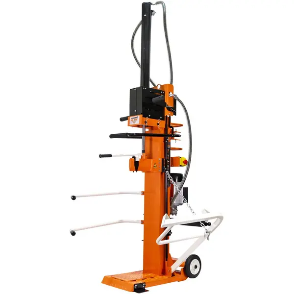 Ruris Despicator electro-hidraulic vertical pentru lemne/busteni Ruris DLV 1400, putere 3700 W, 220 - 230 V, forta despicare 14 T, lungime maxima despicare 106 cm, diametru despicare 70 - 400 mm, roti transport