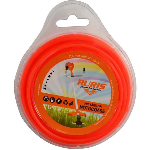 Ruris Fir trimmer motocoasa Ruris, 2.4 mm (rotund) 15m